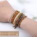 57 Pcs Boho Hair Tie Bracelets - Elastic Retro Ponytail Holders for Women | Thick and Thin Hair Bands - Buy Online on SooperMarket.com