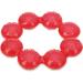 Nuby Pur Ice Bite Soother Ring Teether (Blue/Red) - Soothing Relief for Teething Babies - Buy Online on SooperMarket.com