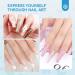 Saviland Professional Kolinsky Acrylic Nail Brush Set - 5PCS | Size 4/8/10/12/16 | Highly Absorbent Bristles for Acrylic Powder & Liquid | Nail Extension & Carving | Blue 02-Blue - Buy Online on SooperMarket.com