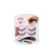 KISS Ever EZ Lashes Double Pack No. 03 Reusable Natural Eyelash Starter Kit Includes Easy-Angle Applicator and 2 Pairs Human Hair False Eyelashes Black