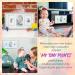 My Tiny Prints Newborn Baby Handprint and Footprint Kit - Baby Keepsake Frame with Ink Pad - Baby Shower Gift - 17 x 9.5 - Gray - Buy Online on SooperMarket.com