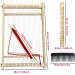 Wooden Multi-Craft Weaving Loom Kit - Large Frame 9.85x15.75x1.3inch - DIY Hand-Knitting Machine for Kids & Adults - White Tapestry Loom with Loom Stick Bar - Beginner-Friendly Handcraft Loom - Buy Online on SooperMarket.com