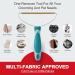 Pet Hair Remover Tool - Dog & Cat Hair Cleaner Lint Roller & Fur Removal Brush for Carpets Furniture & More - Portable & Effective - Green - Buy Online on SooperMarket.com