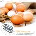 OSALADI Box Egg Carton Egg Holder Bandejas Para Comida Cutlery Tray Household Refrigerator Plastic re-usable Blue 22.3X10.1X8.9CM - Buy Online on SooperMarket.com
