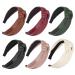 Welltop 6 PCS Knotted Headbands for Women  Wide PU Leather Headband Comfortable Top Knot Thick Turban Hairband Fashion Cross Hairbands Non Slip  Elastic Hoops Hair Accessories for Womens and Girls