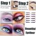 BELLIFFY 6pcs Eyeliner Eyelash Tape Double Eyelid Stickers Adhesive Eye Line Strip Double Eyelid Tape Plastic - Buy Online on SooperMarket.com
