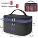 Women's Nail Polish Carrying Case - Holds 30 Bottles, Water Resistant Double Layer Organizer for Manicure Accessories - Black - Buy Online on SooperMarket.com