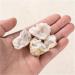 Natural Crystal Rough 500g Agate Irregular Geode Agate Crystals Complete Hollow Stone Specimen White Crystal Cavity Fun Cutting Stone Crafts Random size 500g - Buy Online on SooperMarket.com