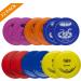 Disc Golf Set with Bag - 12-Piece Flying Discs for Beginners | Portable Backpack Holds 28+ Discs | Yellow - Buy Online on SooperMarket.com
