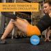 Maximo Fitness 18 x 6 High Density Foam Roller for Trigger Point Massage | Muscle & Back Roller for Yoga, Pilates & Physical Therapy | Blue - Buy Online on SooperMarket.com