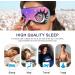 Haskirky Light Blocking Breathable Eye Mask for Deep Sleep - Adjustable Adult Men and Women Travel Mask for Business Trips, Yoga, Meditation - Comfortable and Smooth Office Goodies - Buy Online on SooperMarket.com