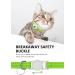 Reflective Airtag Cat Neck Band with Bell - Luminous Green Kitten Collar for Puppies & Cats - Buy Online on SooperMarket.com