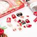 Noverlife 96PCS Winter Holiday Squoval False Nails Kit - Festive Acrylic Nail Tips with Nail Glue for Women & Girls - Buy Online on SooperMarket.com