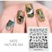 Alexnailart Stainless Steel Nail Stamping Template - Manicure Nail Art Decoration NA043 - Buy Online on SooperMarket.com