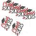 Warmhm 12 Pcs 2023 Graduation Arrangements Mw Graduation Party Cake Topper Graduation Dessert Toppers Graduation Picks Decor Ornament Grad Party Cupcake Topper Cake Supplies Paper Cup Red - Buy Online on SooperMarket.com