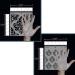 CrafTreat Damask Stencils Set - 2 Pcs - 6x6 Inches Each - Reusable Stencils for Painting on Various Surfaces - DIY Art and Craft Stencils - Buy Online on SooperMarket.com