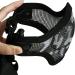 AOUTACC Skull Airsoft Mask and Goggles Set for CS Paintball - Black - Buy Online on SooperMarket.com