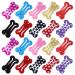 STOBOK 20pcs Mini Pet Hair Clip Bone- Shaped Snap Puppy Cat Dog Hair Bows Dog Grooming Topknot Bows Side Band Barrette for Cat Puppy Party Birthday Hair Accessories Random Color