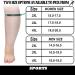 3PCS Plus Size Compression Socks | 20-30 mmHg | Varicose Veins & Swelling Relief | Extra Wide Calf | 4XL | 3pcs Color Options - Buy Online on SooperMarket.com