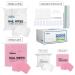 BLUERISE Pink Nail Wipes 500pcs - Lint Free, Absorbent, Eyelash Extension Glue Cleaning Pads - Buy Online on SooperMarket.com