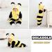Doladola Unisex Baby Toddler Romper Jumpsuit Hooded Cartoon Sleepsuit 12-18 Months - Bee Design - Buy Online on SooperMarket.com