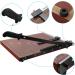 A2-B7 Paper Trimmer Paper Cutter Heavy Duty Trimmer Gridded Paper Photo Guillotine Craft Machine 18 inch Cut Length 12 Sheets Capacity for Office Home Use Red - Buy Online on SooperMarket.com