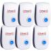 Ultrasound pest control 6 pieces of electronic mosquito protection insect defense indoor pest control ultrasound defense pest for mosquitoes insects spiders insects