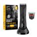 Intimate razor man kibiy electrical body razier men with LED light & display IPX7 waterproof razor man intimate area ... with extra replace blade