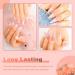 Lavender Violets 19 Pcs Gel Nail Kit with UV Lamp - Spring Jelly Pink Nude Shellac Colors - Base Coat, Matte Top Coat, Nail File, Sticker - Starter Kit (964D Jelly Pink) - Buy Online on SooperMarket.com