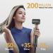 webeauty 5-in-1 Hair Dryer Brush - Professional Hot Air Brush for Fast Drying Curling and Straightening - Ceramic Coating & Negative Ion Technology - 110000 RPM (Grey/Gold - Buy Online on SooperMarket.com