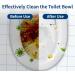 Plant-Based Toilet Bowl Cleaner Tablets - Automatic Rust & Stain Remover Eco-Friendly Lemon Scent (18 Tablets) - International Shipping Available - Buy Online on SooperMarket.com