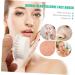 NOLITOY Silicone Cleansing Brush | Multi-Function Face Massage Scrubber | Deep Cleaning Pore Oil Remover | International Shipping Available - Buy Online on SooperMarket.com