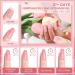 Morovan 2oz Poly Extension Gel - Large Capacity Builder Nail Gel - Long-Lasting Nude Pink Colors - Ideal for Beginners and Professionals - DIY Nail Design Set - Buy Online on SooperMarket.com
