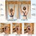 Climbing Hangboard Rock Climbing Training with Jugs, Slopes, Edges, Pockets | Door Mounted Pull Up Bar - CJ-HB2001BX - Buy Online on SooperMarket.com