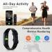 Fitness Tracker with Heart Rate Monitor | Sleep & Activity Tracker | 1.10''AMOLED Touch Screen Pedometer Watch - Bordeaux - Buy Online on SooperMarket.com