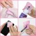 1080PCS Lint Free Nail Wipes - Non-Woven Polish Remover Pads for Nails & Eyelash Extensions - Soft Lint Free Wipes in Pink & White Case - Buy Online on SooperMarket.com