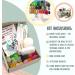 Woolbuddy Needle Felting Kit - Beginner Craft Kit with Tools, 40 Colored Wool, Instruction - for Adults and Kids - Buy Online on SooperMarket.com