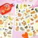 120 Glitter Cat Temporary Tattoo Stickers - Perfect for Birthday Parties and School Rewards - Buy Online on SooperMarket.com