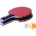 Premium Ping Pong Paddle Set - 2 Rackets, 3 Star Balls, Carry Case - Table Hooks, Organizing System - Buy Online on SooperMarket.com