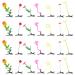 RP Remarkable Power 28 Pack Plant Bean Sprout Hair Clips Mushroom Flower Hairpin Barrette for Women Girls 28 Pack 7 Style