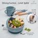 Bebefant Baby Weaning Set - Suction Bowl, Plate, Cup, Bib, Fork & Spoon - Blue | Baby Led Weaning & Feeding Essentials - Buy Online on SooperMarket.com