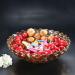Kitchen Countertop Fruit Rack Fruit Basket Fruit Bowl Fruit Basket Bowl Fruit Basket Creative Crystal Glass Bead Dot Fruit Bowl for Kitchen Decoration Colorful Gold Black Fruit (Color : OneColor) - Buy Online on SooperMarket.com