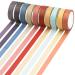 Knaid 40 Rolls Slim Washi Tape Gift Box Set - Decorative Paper Tapes for Scrapbooking & DIY Crafts - 10mm Wide - Ideal for Bullet Journals & Planners (Minimalist Design) - Buy Online on SooperMarket.com
