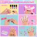 Herenear Kids Nail Polish Kit for Girls Kids Nail Polish Set with 2 In 1 Nail Dryer Set Nail Polish DIY Sticker Glitter Powder Rings Nail Art Kit Manicure Party Christmas Gift - Buy Online on SooperMarket.com