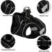 Adjustable Cat Dishes Set - Reflective Soft Lining & Breathable Mesh for Outdoor Training | M Size (Black) - Buy Online on SooperMarket.com