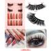 JSGHGDF Eyelashes Natural Look False Eyelashes Press on s Reusable Fake s with Glues for SET68 - Buy Online on SooperMarket.com