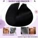 Buy Laavoo Invisible Tape-in Extensions | Real Black Hair Seamless 50cm 20pcs Remy Skin Weft - Buy Online on SooperMarket.com