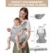 Lictin Advanced 6-in-1 Carrier - Ergonomic Convertible Front and Back Carry for Newborns to Toddlers 8-70 lbs - Buy Online on SooperMarket.com