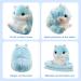Muziri Kinokoo Hamster Plush Pillow Blanket - Soft Nap Blanket & Toy Blanket in Blue - Buy Online on SooperMarket.com