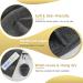 Buy SINLAND Reusable Makeup Remover Pads - Gentle Microfiber Cleansing Cloths for All Skin Types | Pack of 12 with Laundry Bag - Eco-Friendly & Perfect for Face Eyes Lips - Buy Online on SooperMarket.com